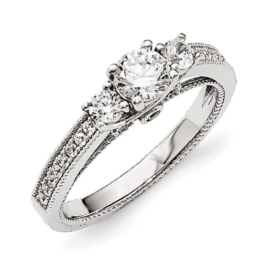 Ring Sterling Silver CZ QMP1407-6, MPN: QMP1407, 191101072161