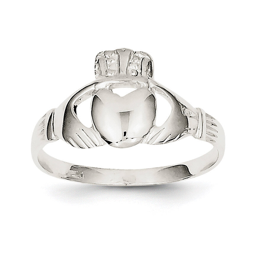 Solid Claddagh Ring Sterling Silver QR957-7, MPN: QR957, 883957255392