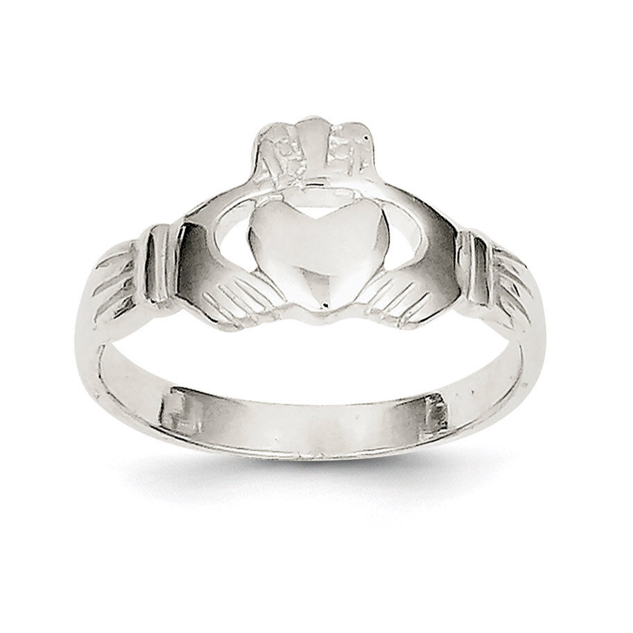 Solid Claddagh Ring Sterling Silver QR959-7, MPN: QR959, 883957255460