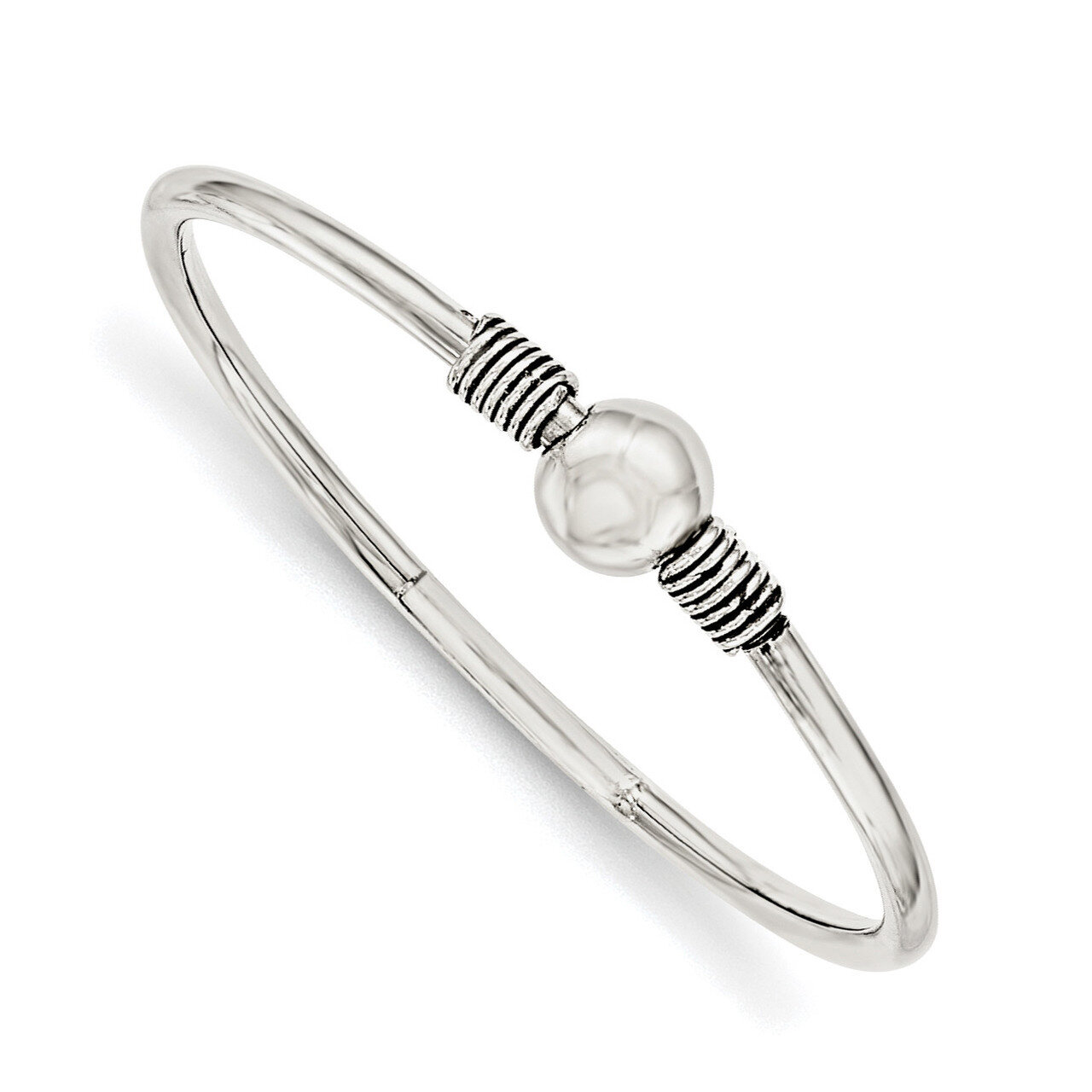 Pol. Flex Open Catch Child&#39;S Bangle Sterling Silver QB830, MPN: QB830, 191101470196