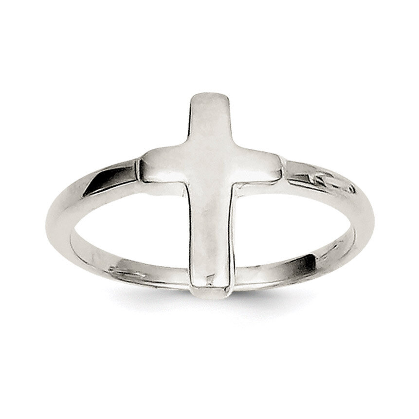 Solid Cross Ring Sterling Silver QR966-7