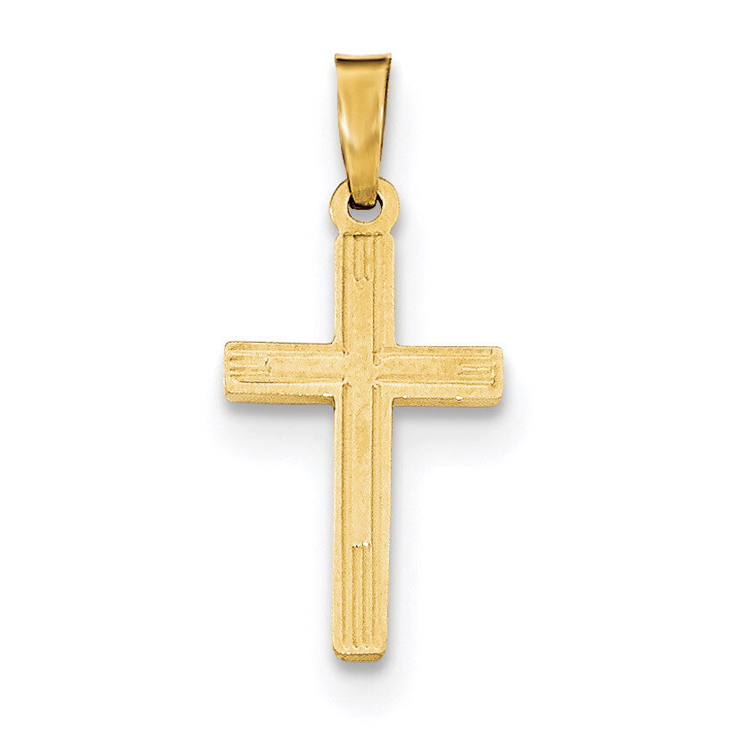 Polished Cross Latin Pendant 14k Gold XR1417, MPN: XR1417, 191101365713