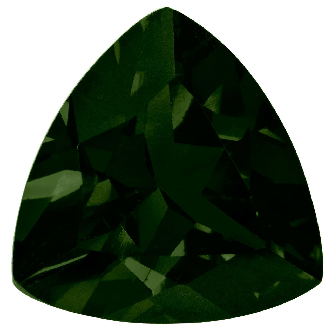 Green Tourmaline 4Mm Trillion Aa Quality Gemstone GT-0400-TRF-AA