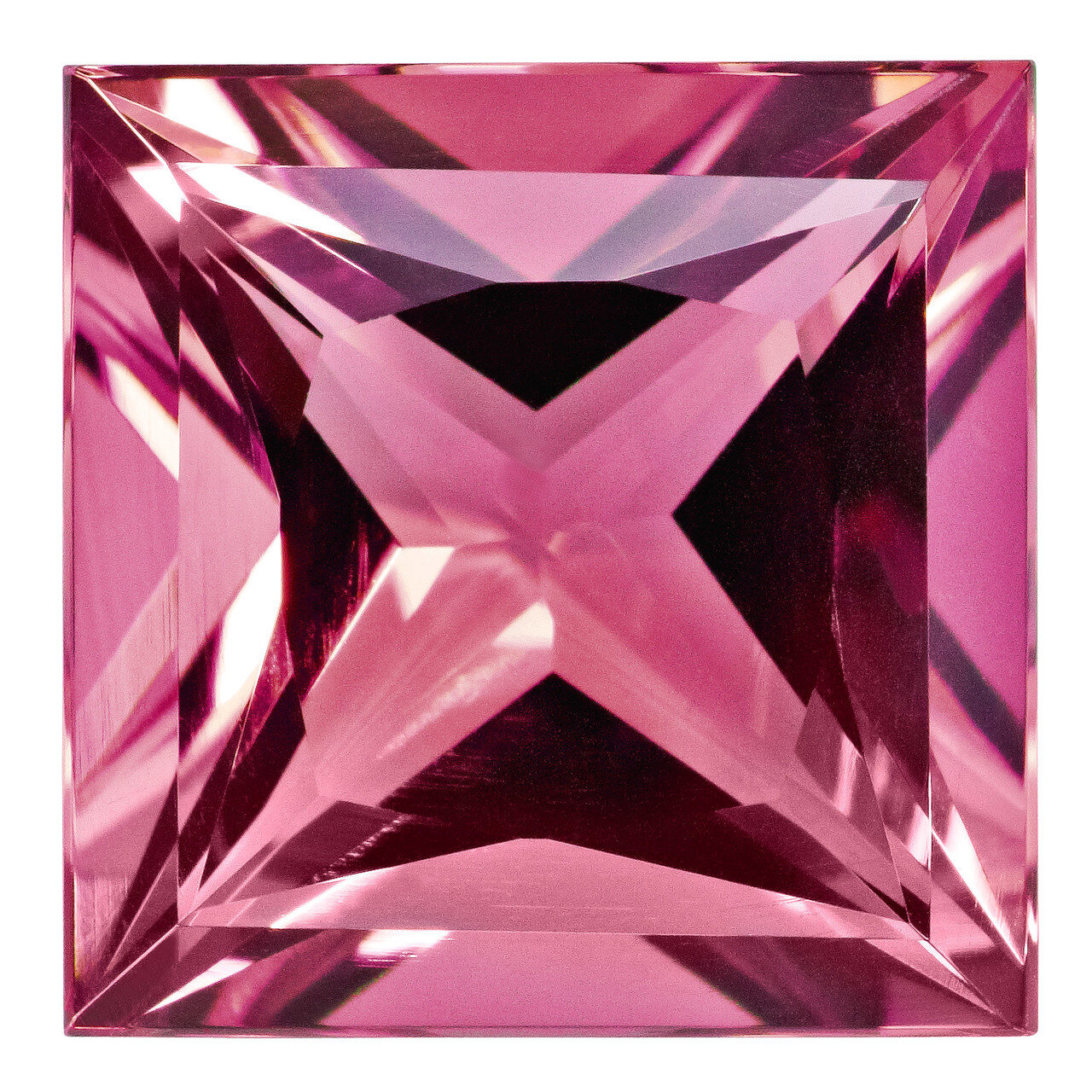 Pink Tourmaline 4Mm Princess Aa Quality Gemstone PT-0400-SQP-AA
