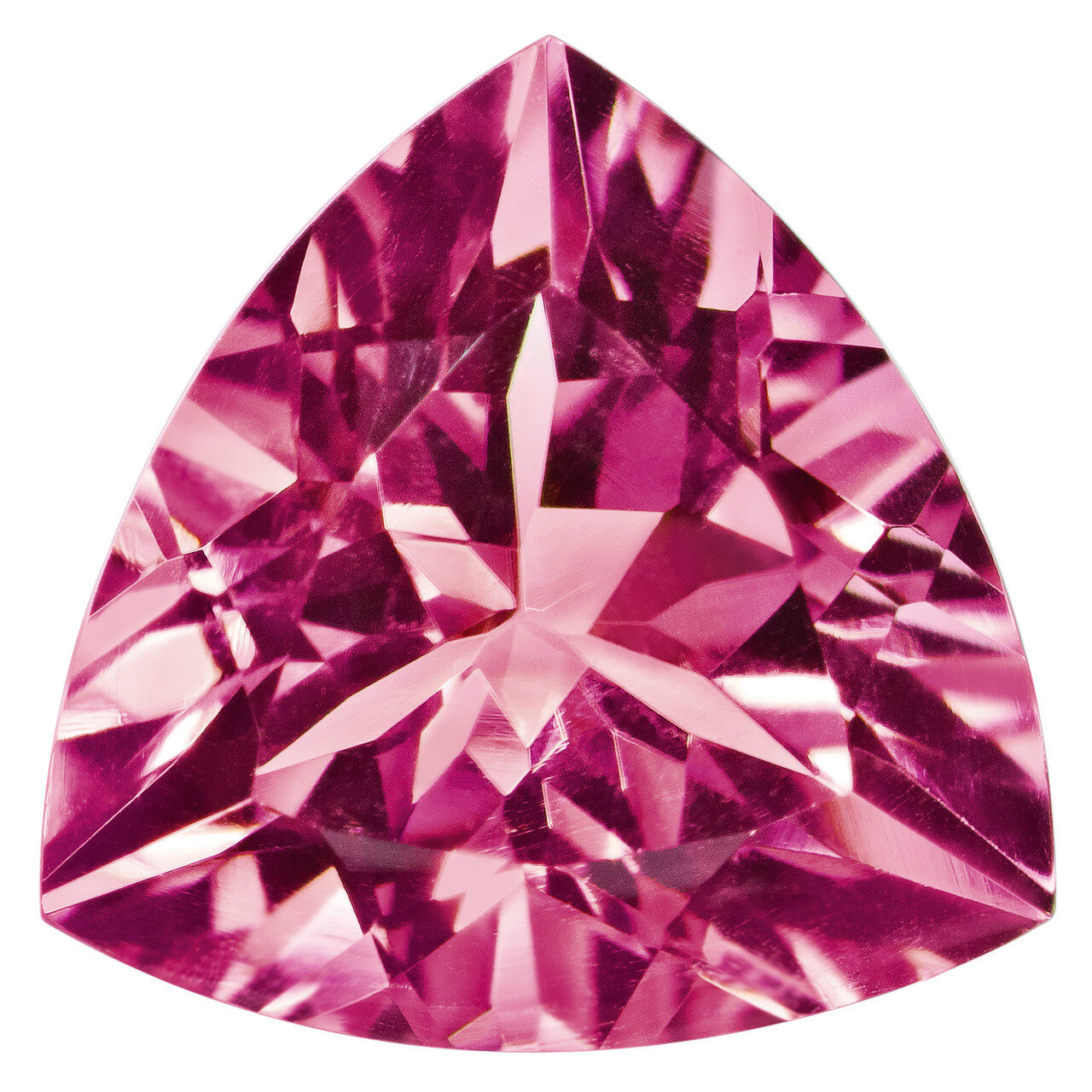 Pink Tourmaline 4Mm Trillion Aa Quality Gemstone PT-0400-TRF-AA
