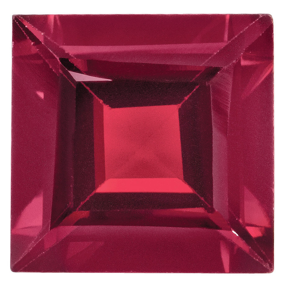 Ruby 1.5Mm Square Step Cut Gemstone RU-0150-SQS-A, MPN: RU-0150-SQS-A,