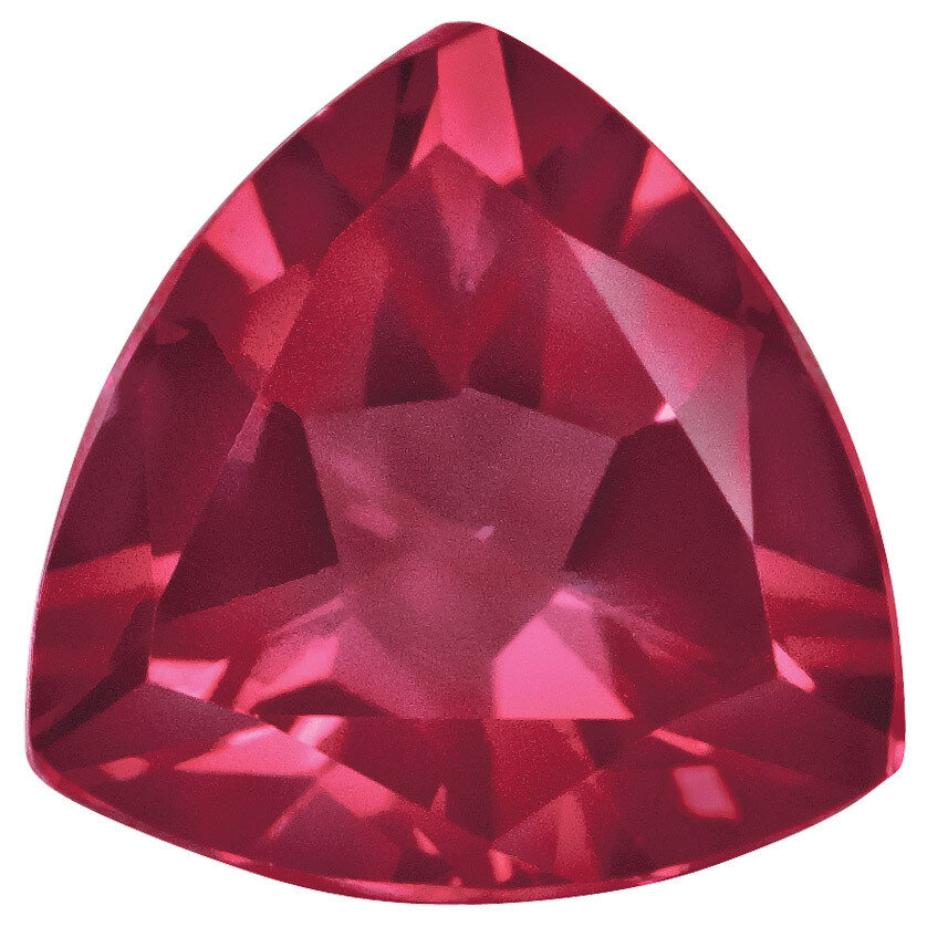 Ruby 3Mm Trillion Gemstone RU-0300-TRF-A