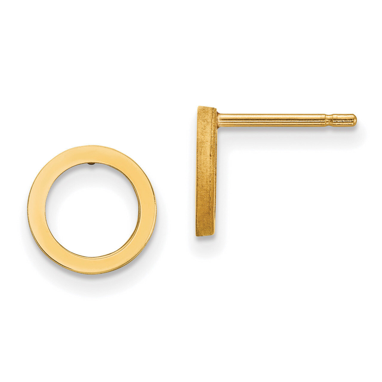 Open Circle Earrings 14k Gold XE3083