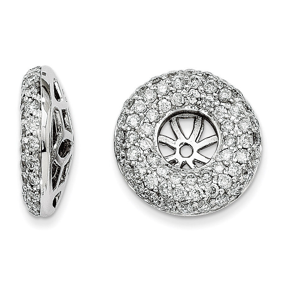Diamond Earring Jackets 14k White Gold XJ202WAA, MPN: XJ202WAA, 883957308074