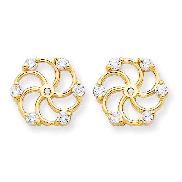 Diamond Earring Jacket Mountings 14k Gold XJ5, MPN: XJ5, 883957376905