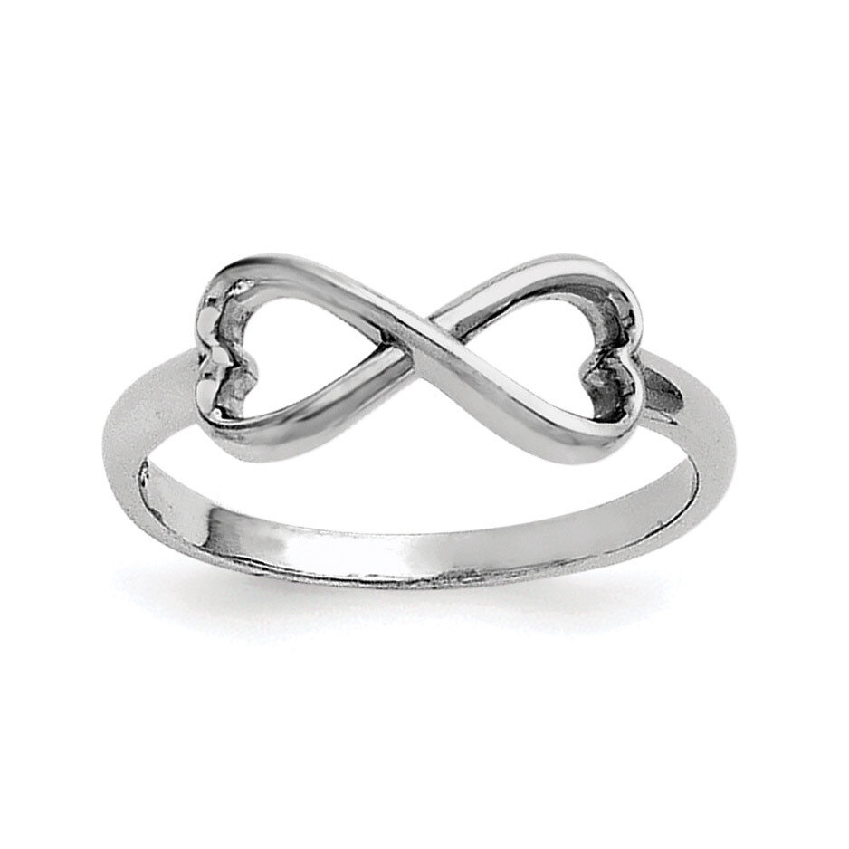Infinity Heart Ring Sterling Silver QR5888-6, MPN: QR5888, 886774268118