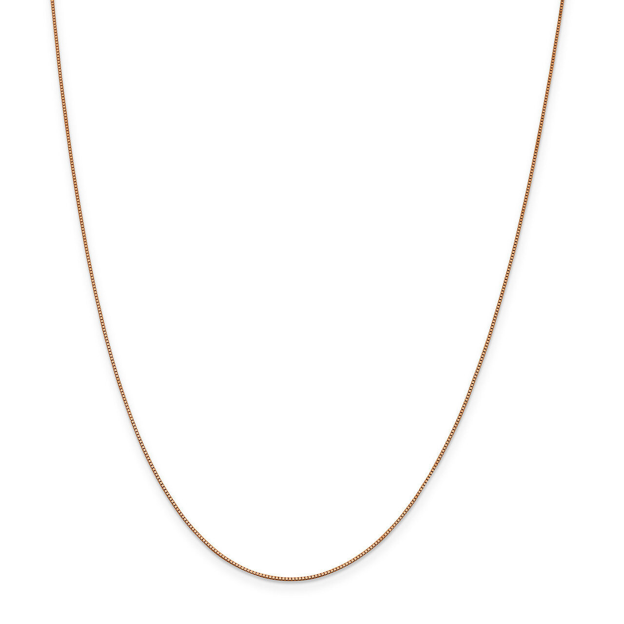 .70Mm Box Link Chain 14k Rose Gold RSC1-16, MPN: RSC1, 886774536682