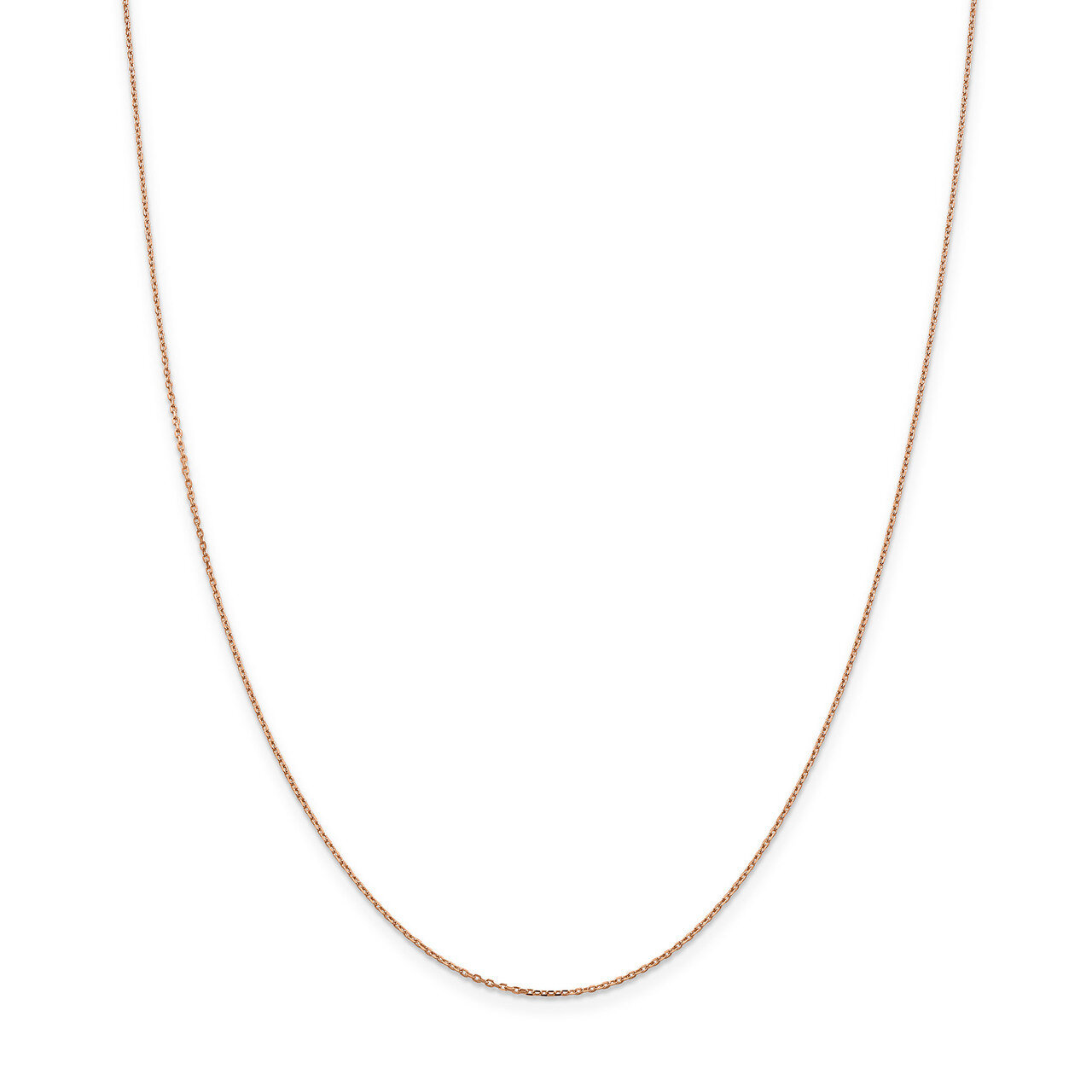 1.0Mm Cable Chain 14k Rose Gold RSC20-16, MPN: RSC20, 886774537276