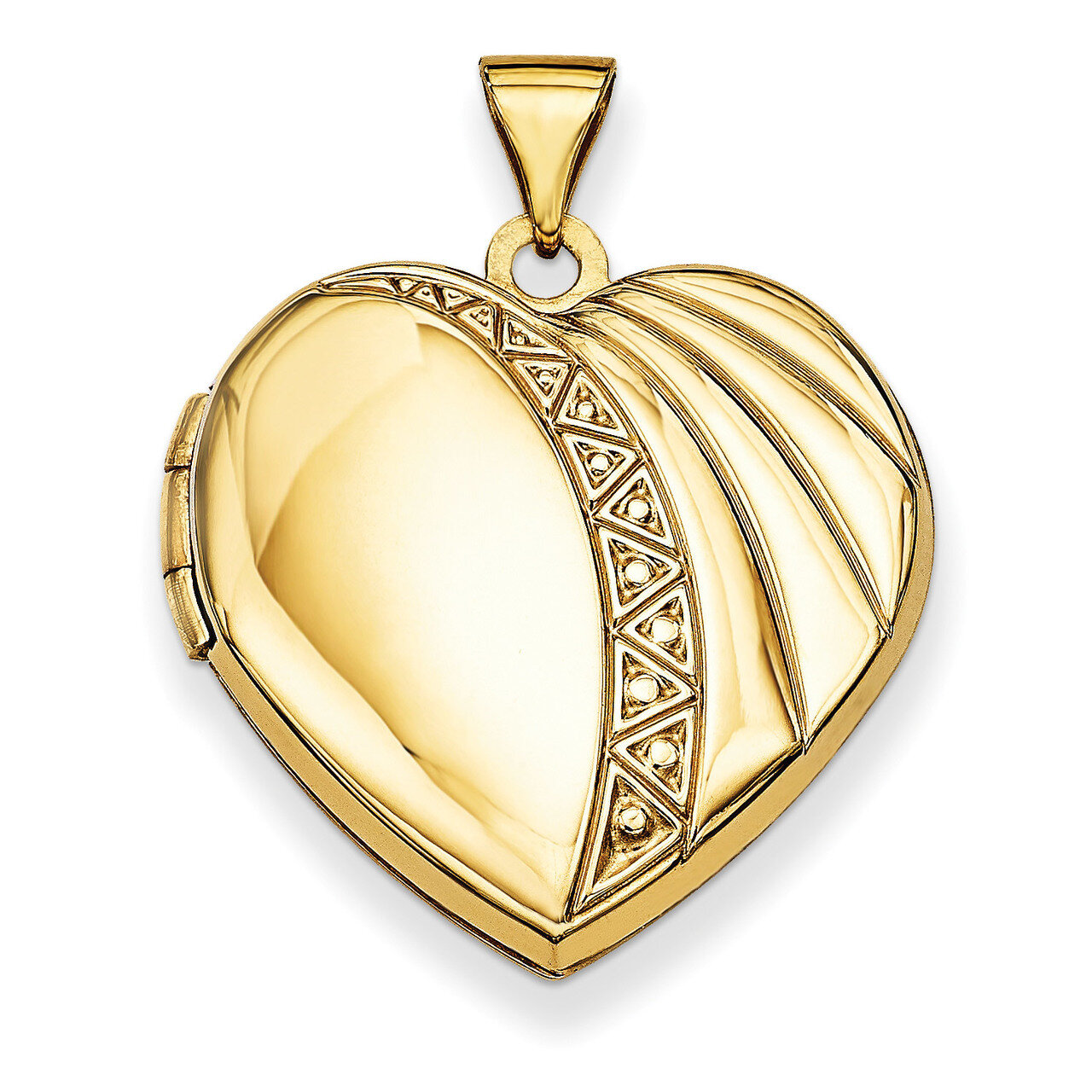 21Mm Heart Locket 14k Gold XL651