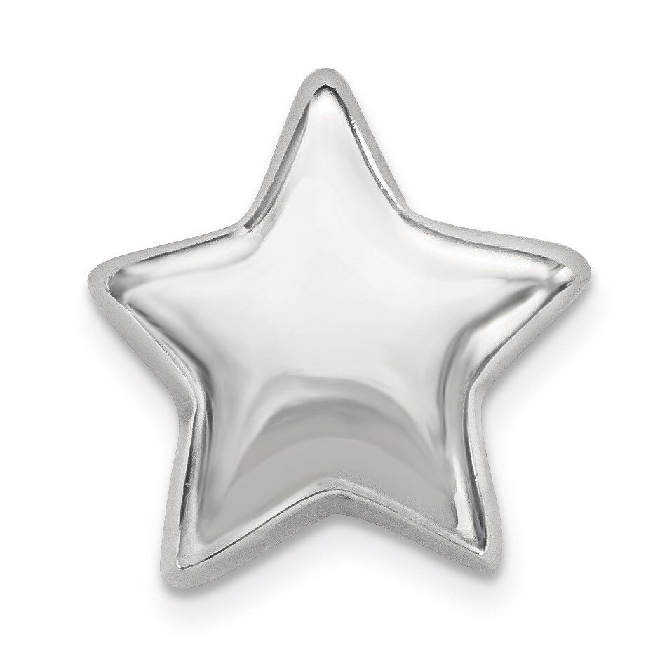 Star Slide Charm Sterling Silver Rhodium-plated QC9016, MPN: QC9016, 886774649184