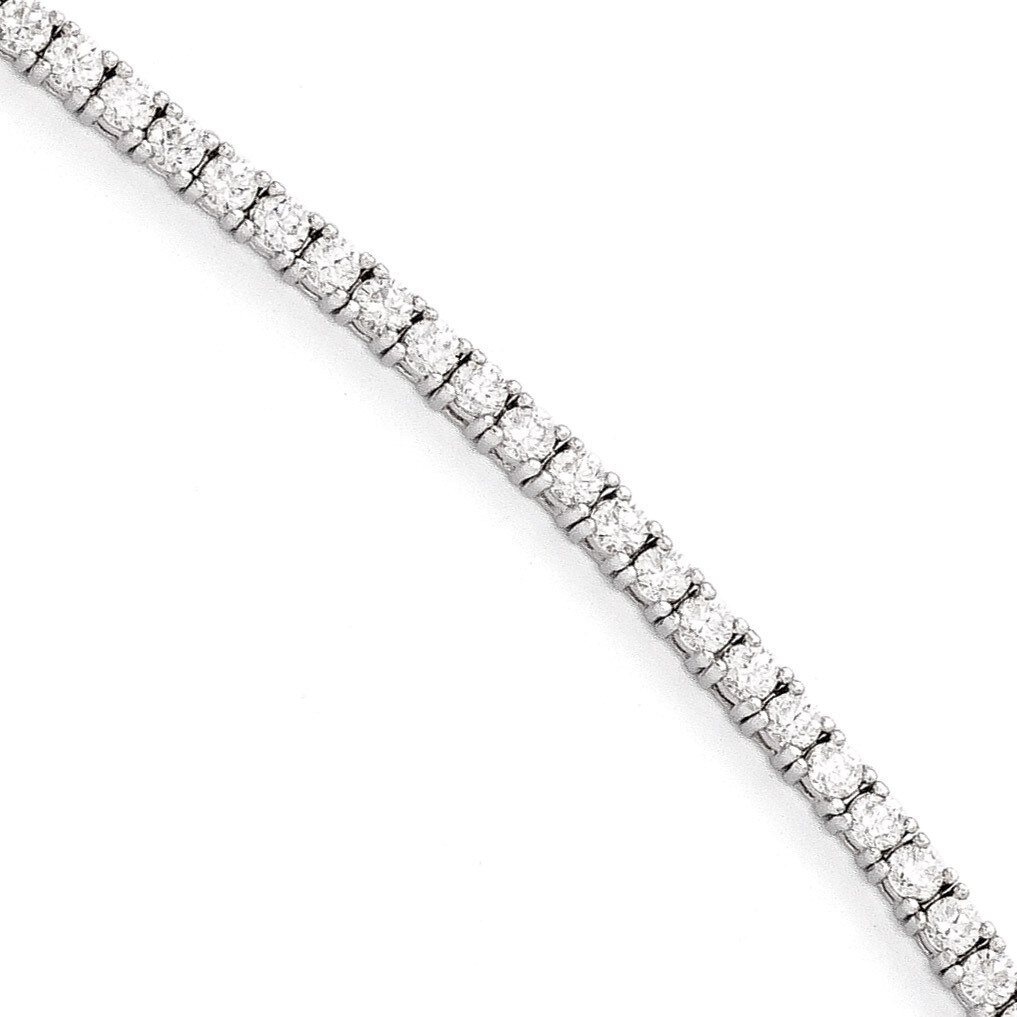 CZ 7 Inch Bracelet Sterling Silver Rhodium-plated QG3486-7, MPN: QG3486-7, 191101472473