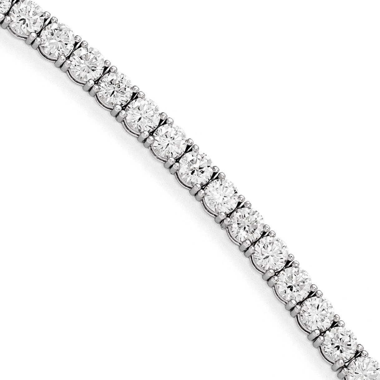 CZ 7 Inch Bracelet Sterling Silver Rhodium-plated QG3491-7, MPN: QG3491-7, 886774298474
