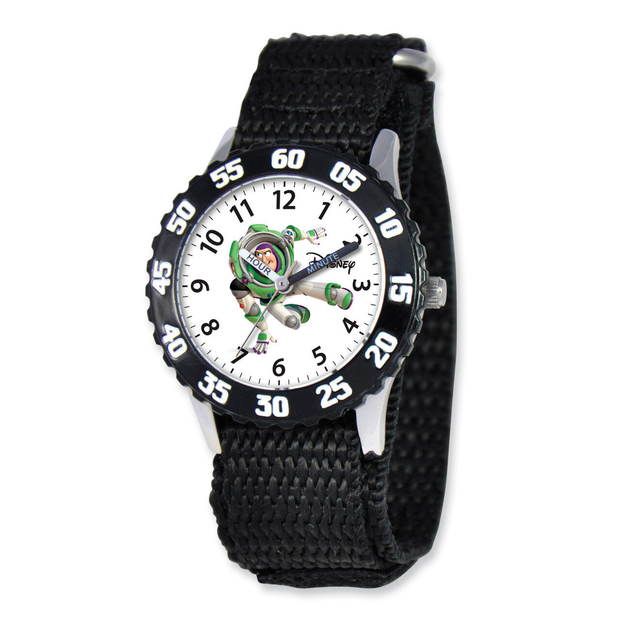 Disney Toy Story Kids Buzz Lightyear Velcro Band Time Teacher Watch XWA3614, MPN: XWA3614, 84323105…