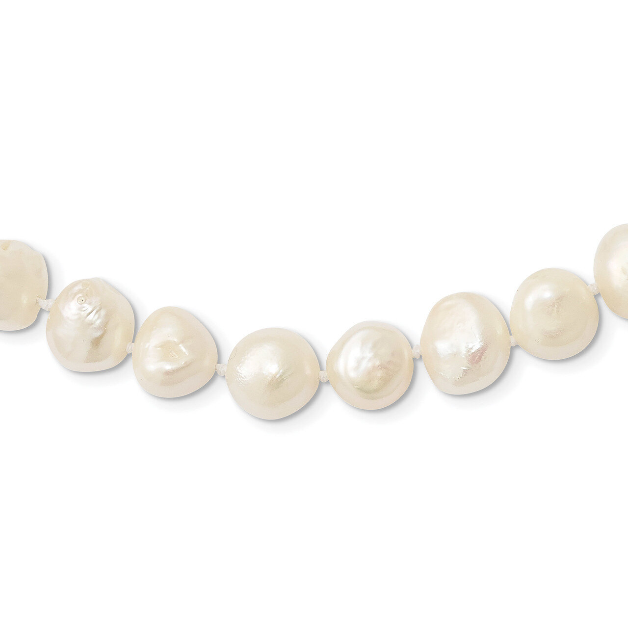 9-10Mm White Freshwater Cultured Pearl 64 Inch Baroque Endless Necklace QH5320, MPN: QH5320, 886774…