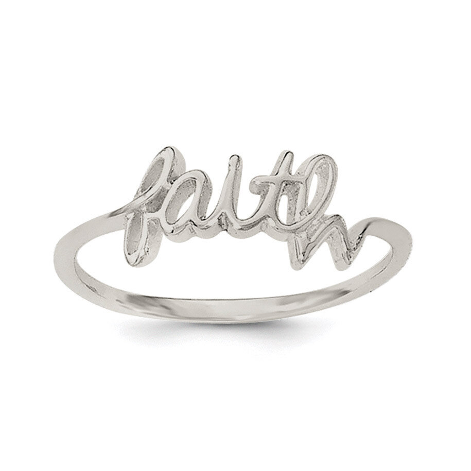 Faith Ring Sterling Silver QR6071-6