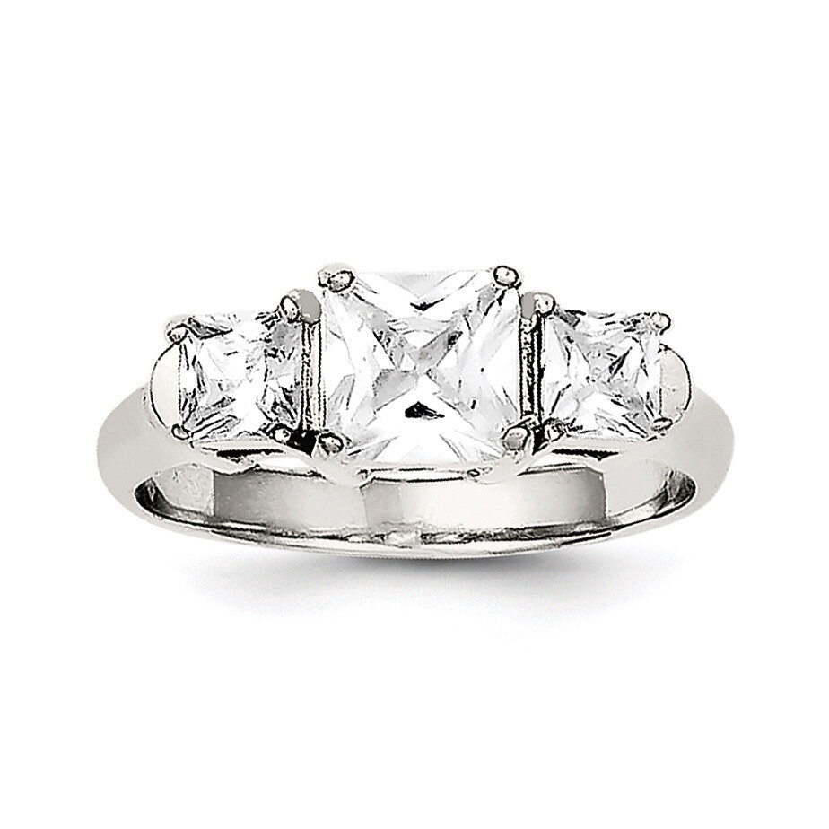 Ring Sterling Silver CZ QR1269-6, MPN: QR1269, 883957179599