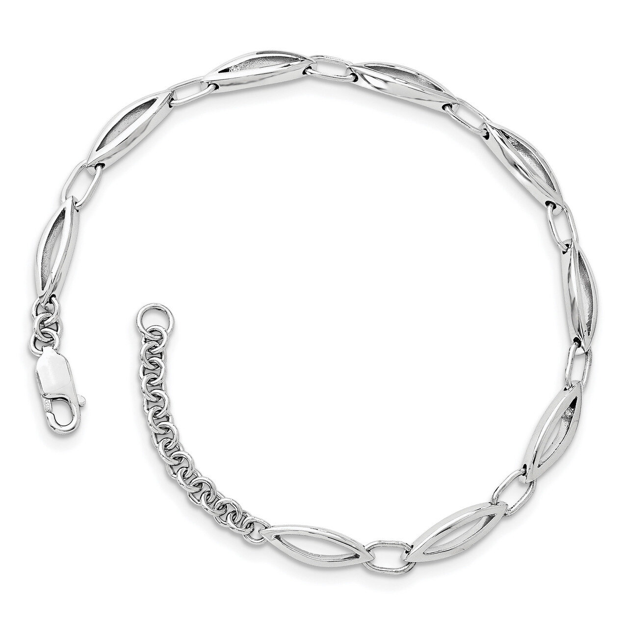 1.25 Inch Ext Bracelet Diamond Sterling Silver QW299-7, MPN: QW299-7, 886774234366
