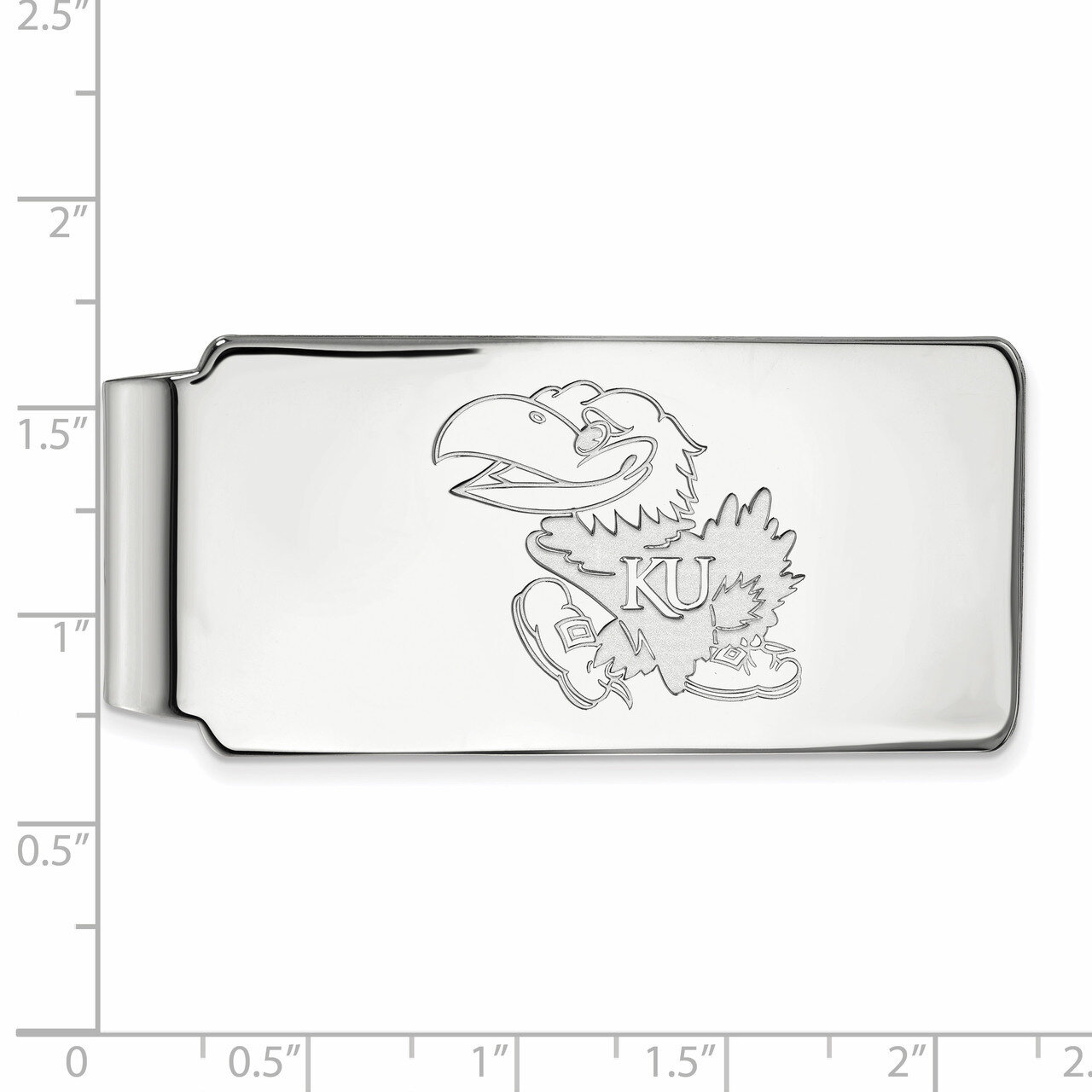 University of Kansas Money Clip - 10k White Gold 1W021UKS, MPN: 1W021UKS, 886774782850