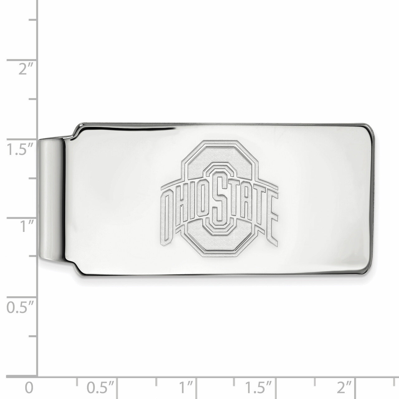 Ohio State University Money Clip - 10k White Gold 1W025OSU, MPN: 1W025OSU, 886774784014