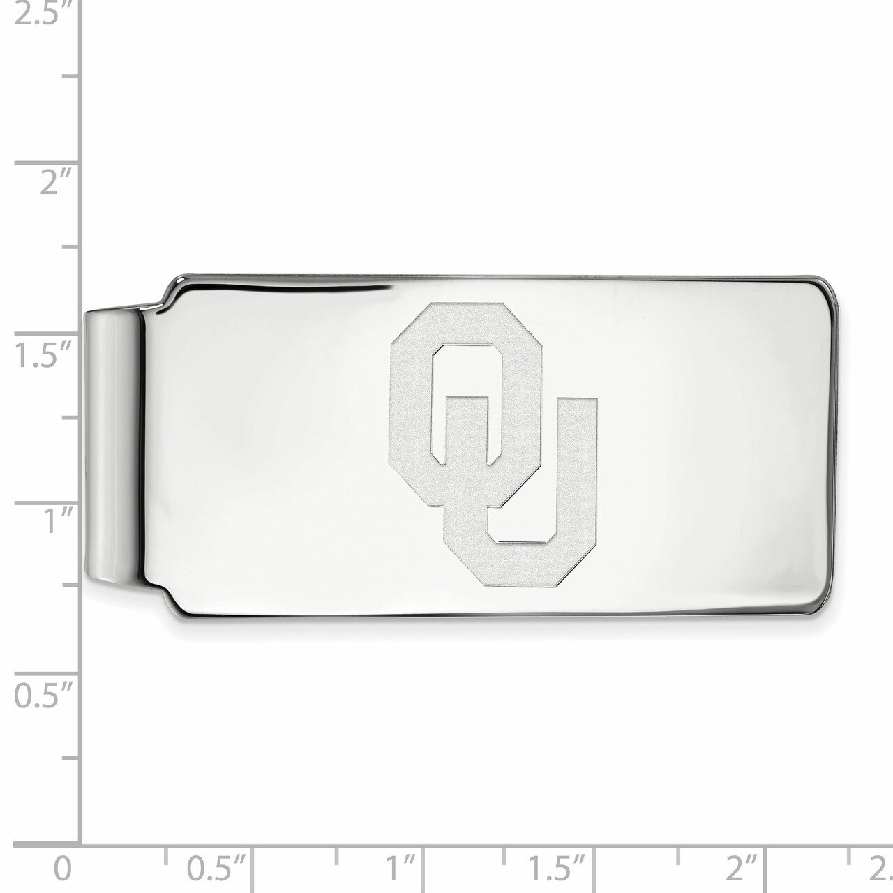 University of Oklahoma Money Clip - 10k White Gold 1W026UOK, MPN: 1W026UOK, 886774784618