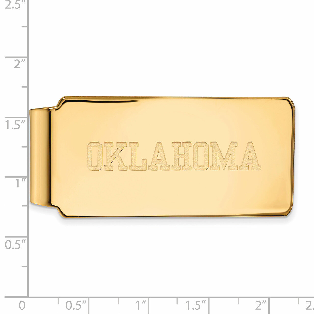 University of Oklahoma Money Clip - 10k Yellow Gold 1Y046UOK, MPN: 1Y046UOK, 886774818405