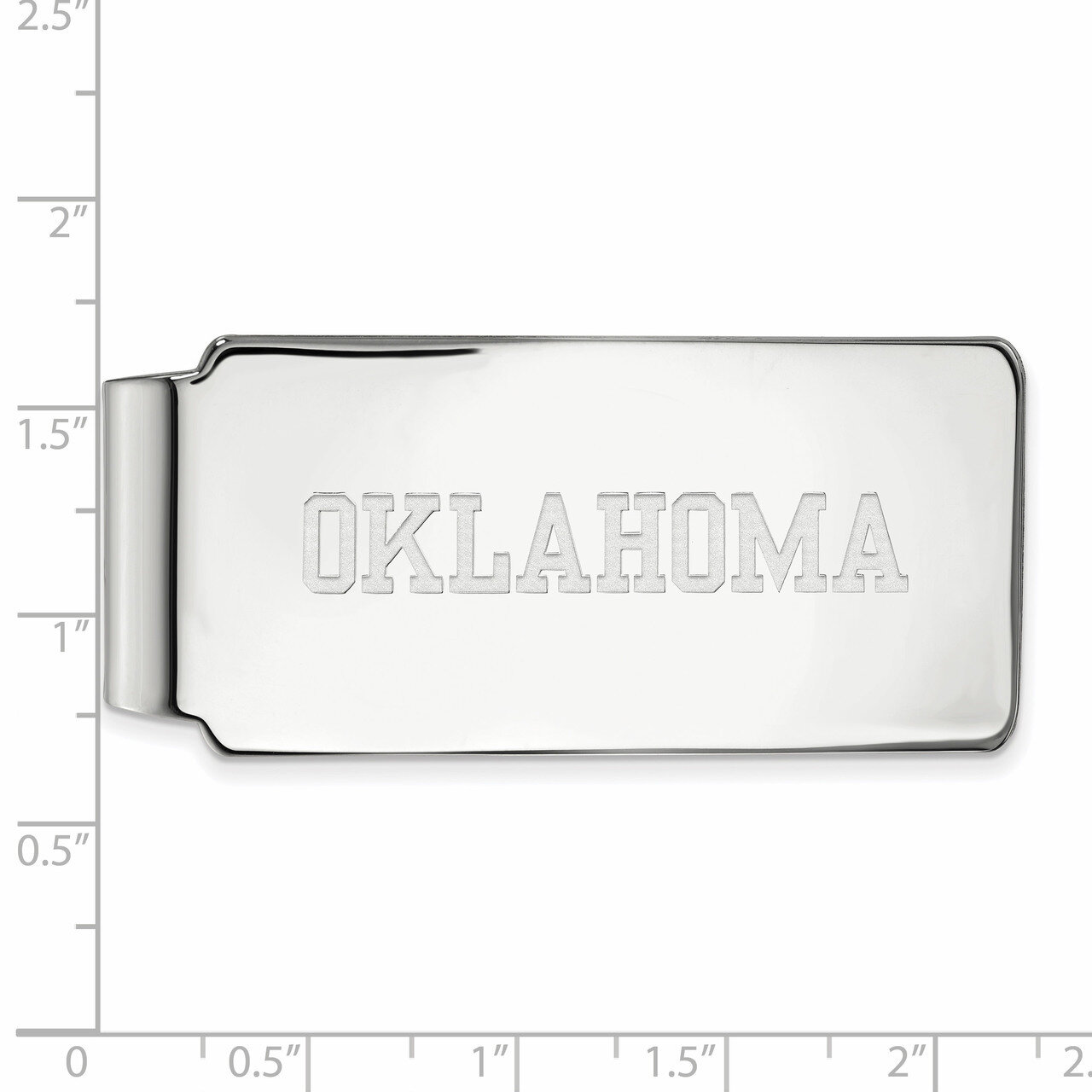 University of Oklahoma Money Clip - 14k White Gold 4W046UOK, MPN: 4W046UOK, 886774849768