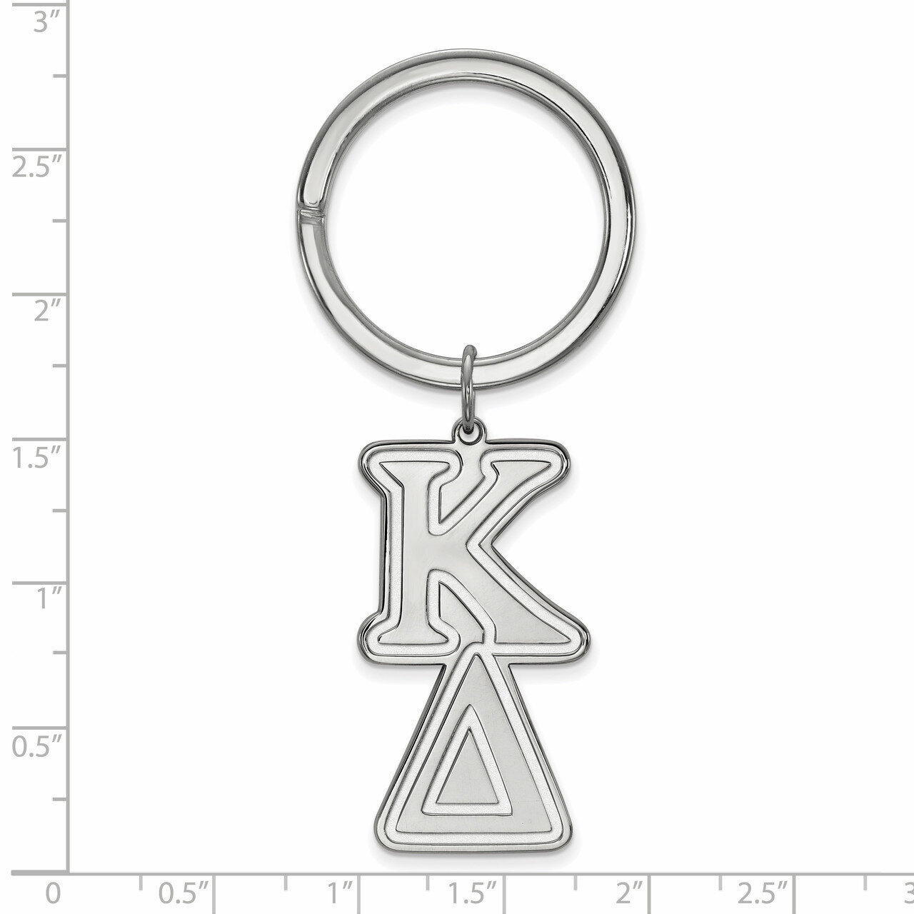 Kappa Delta Key Chain - Sterling Silver SS010KD, MPN: SS010KD, 886774600697