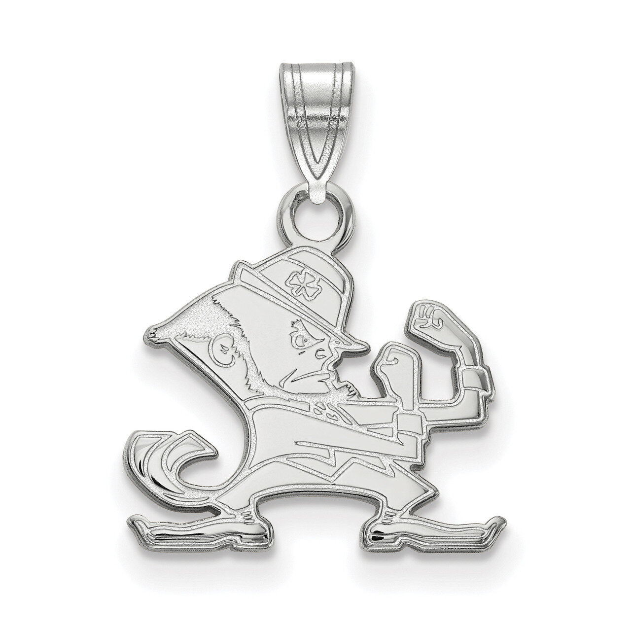 University of Notre Dame Small Pendant - Sterling Silver SS044UND