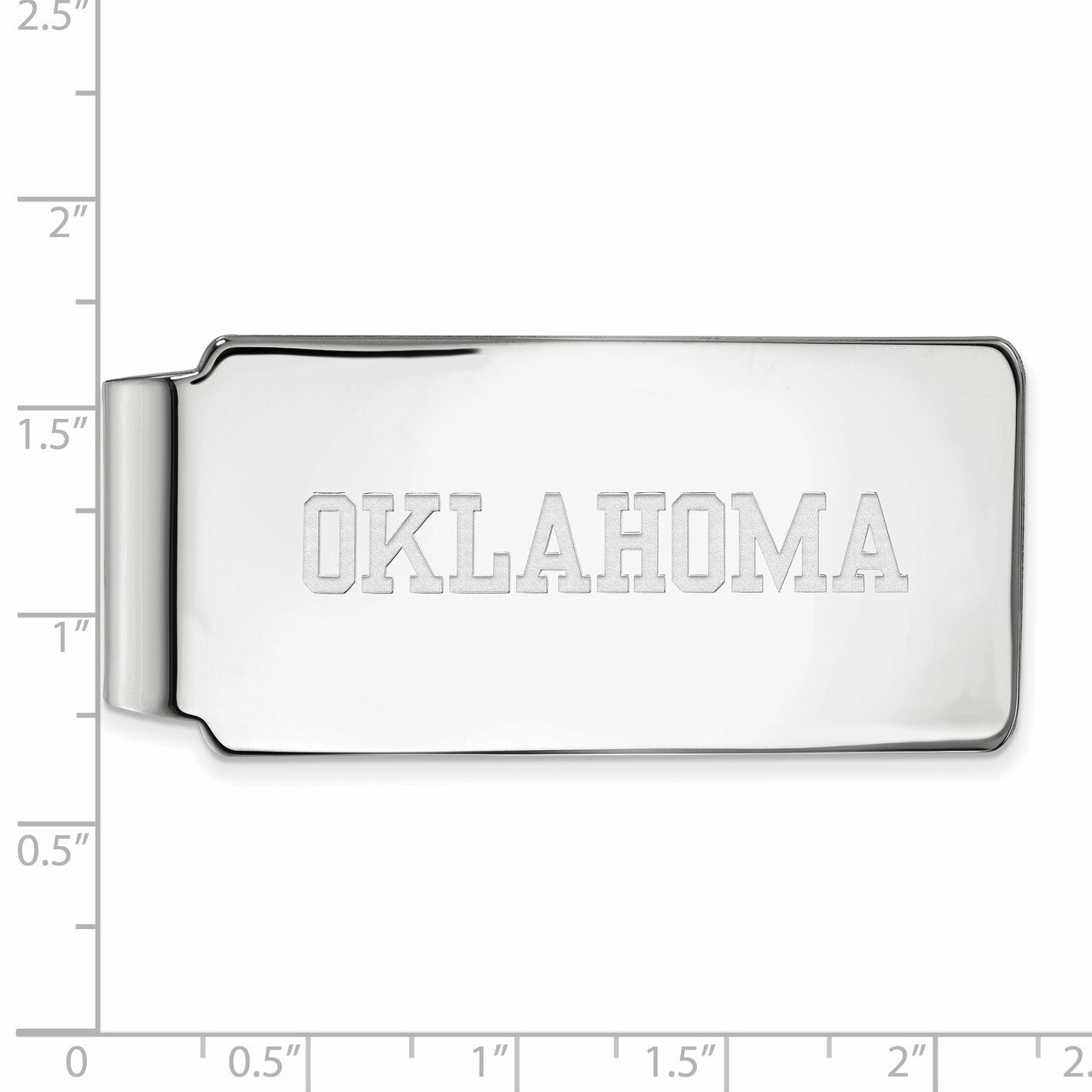 University of Oklahoma Money Clip - Sterling Silver SS046UOK