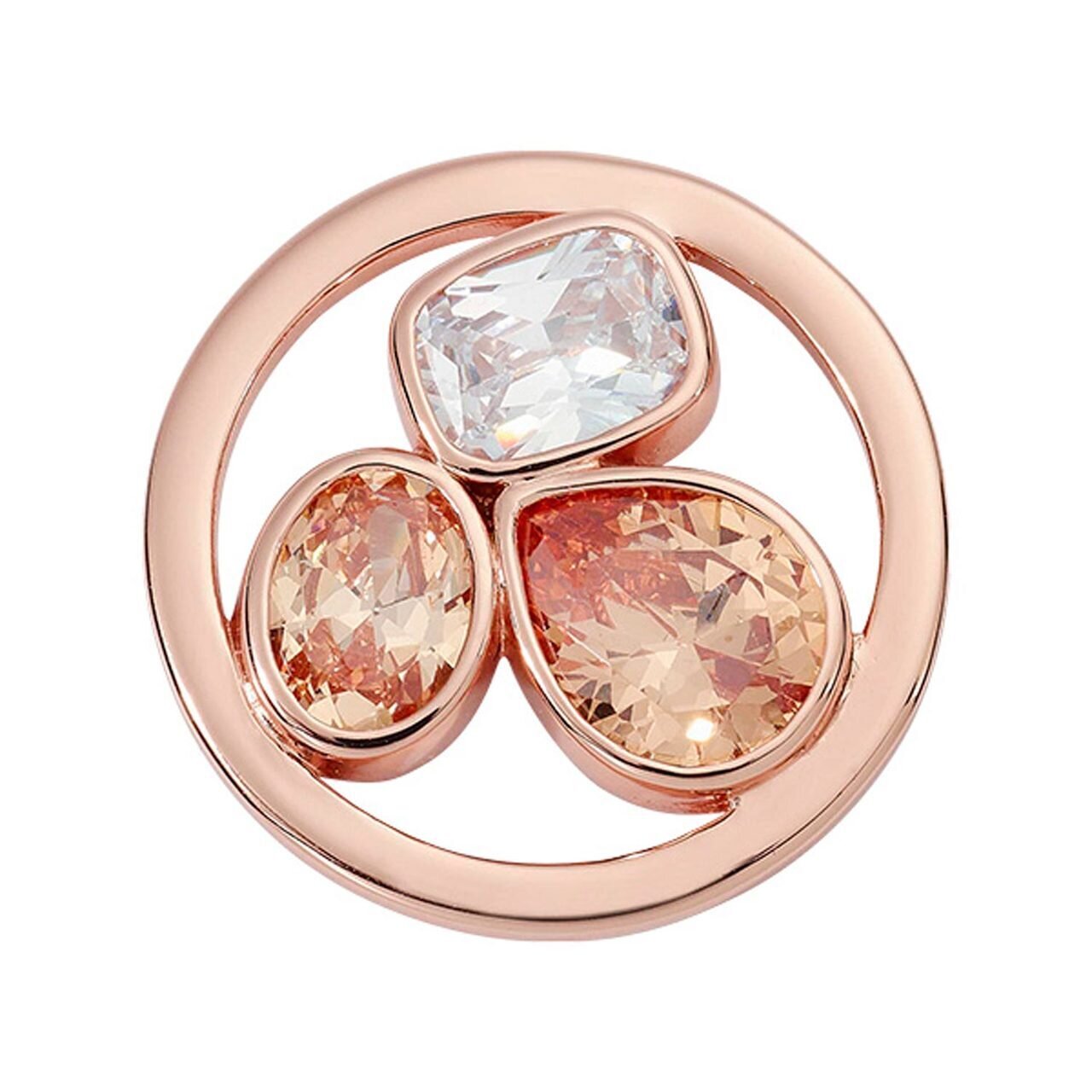 Nikki Lissoni Simplicity Coin Rose Gold-plated 23mm C1660RGS