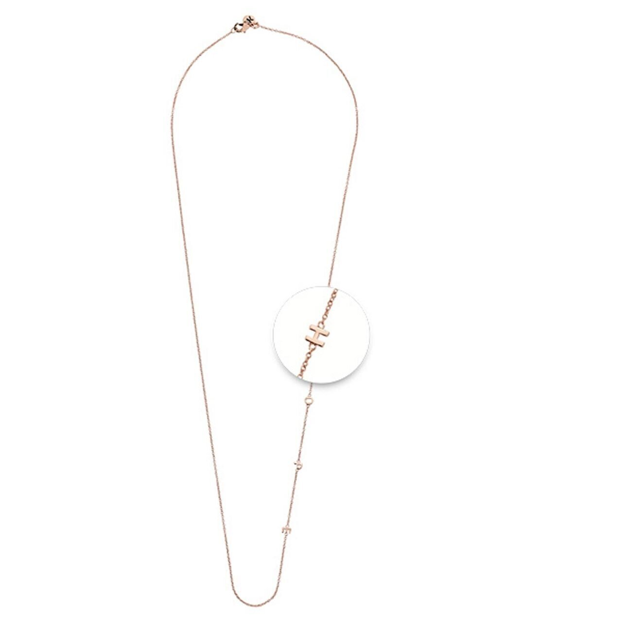 Nikki Lissoni Hope Rose Gold-plated Necklace 60cm Compatible with Pendant N1033RG60