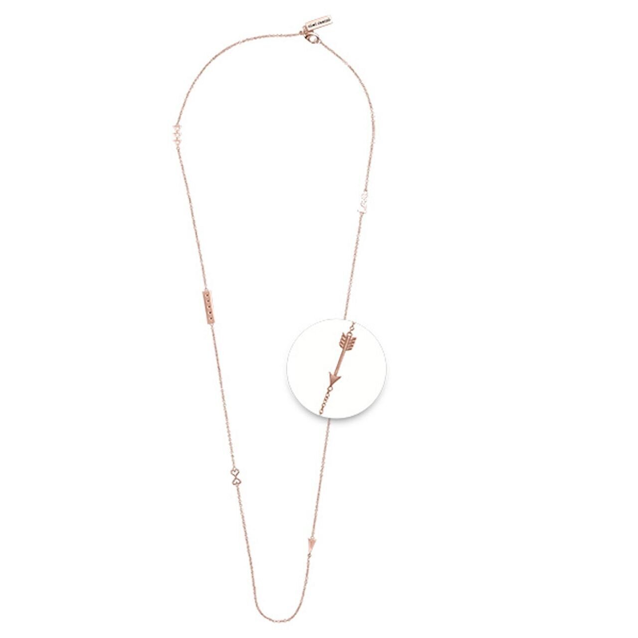 Nikki Lissoni Statement Rose Gold-plated Necklace 60 cm Compatible with Pendant N1031RG60, MPN: N10…