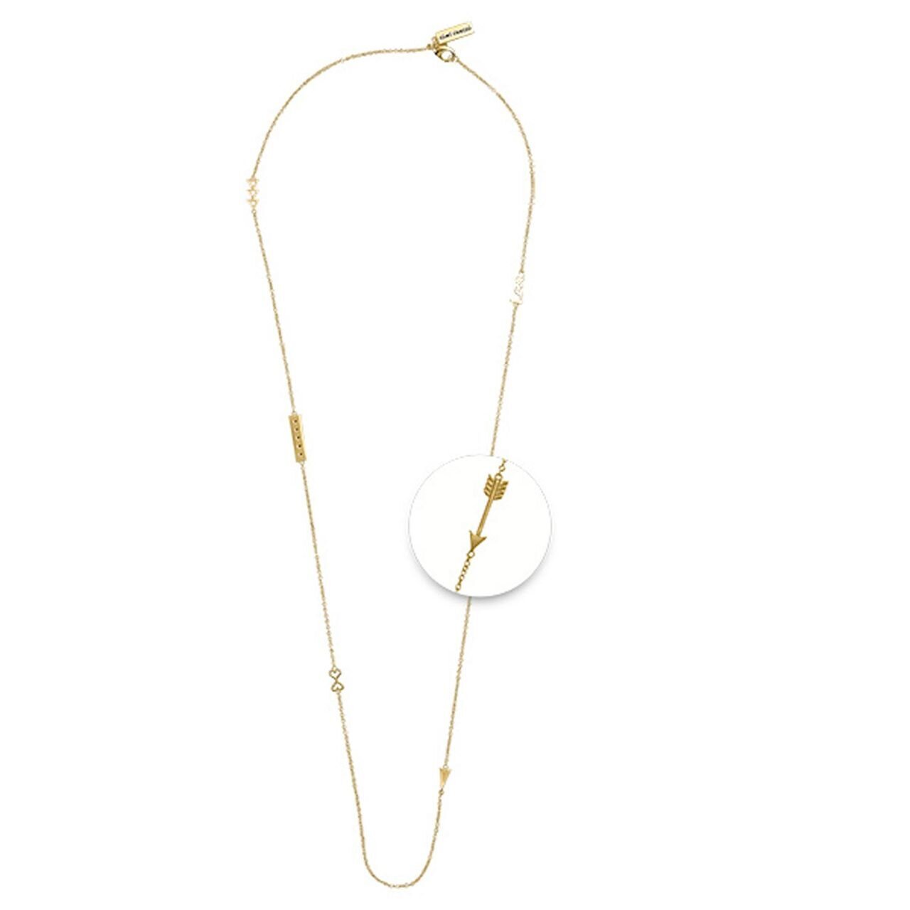 Nikki Lissoni Statement Gold-plated Necklace 60cm Compatible with Pendant N1031G60