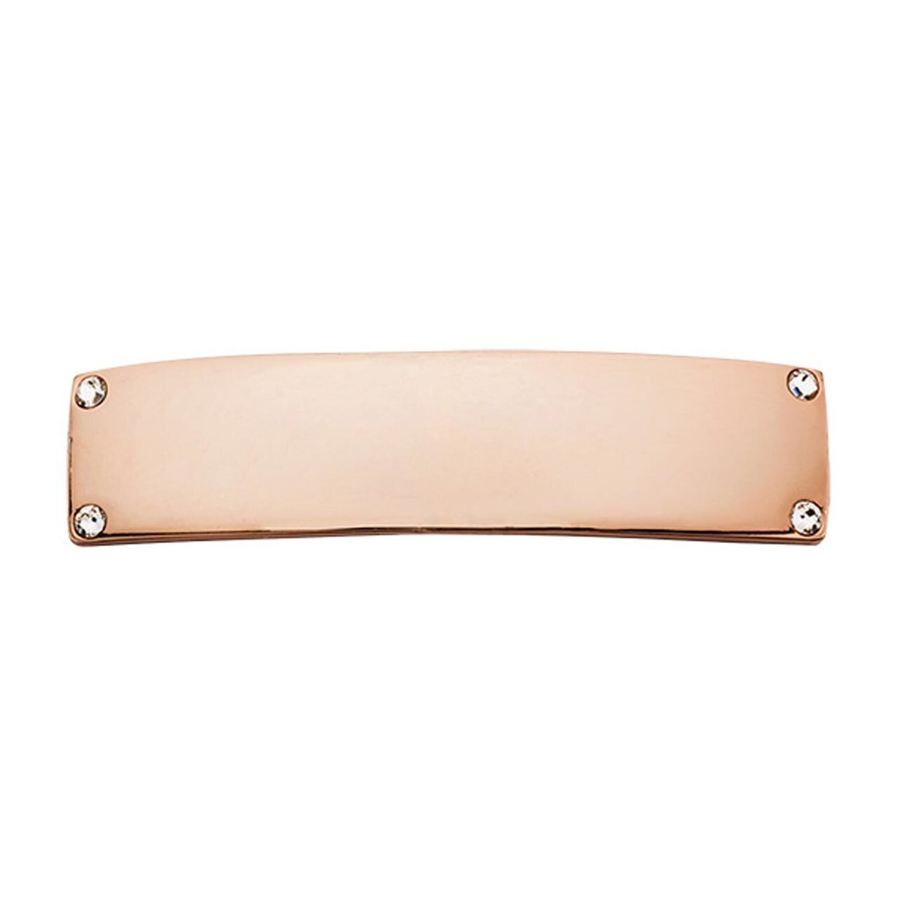 Nikki Lissoni Rose Gold-plated Medium Tag of 42 x 9 mm with Swarovski Stones T1014RGM, MPN: T1014RG…