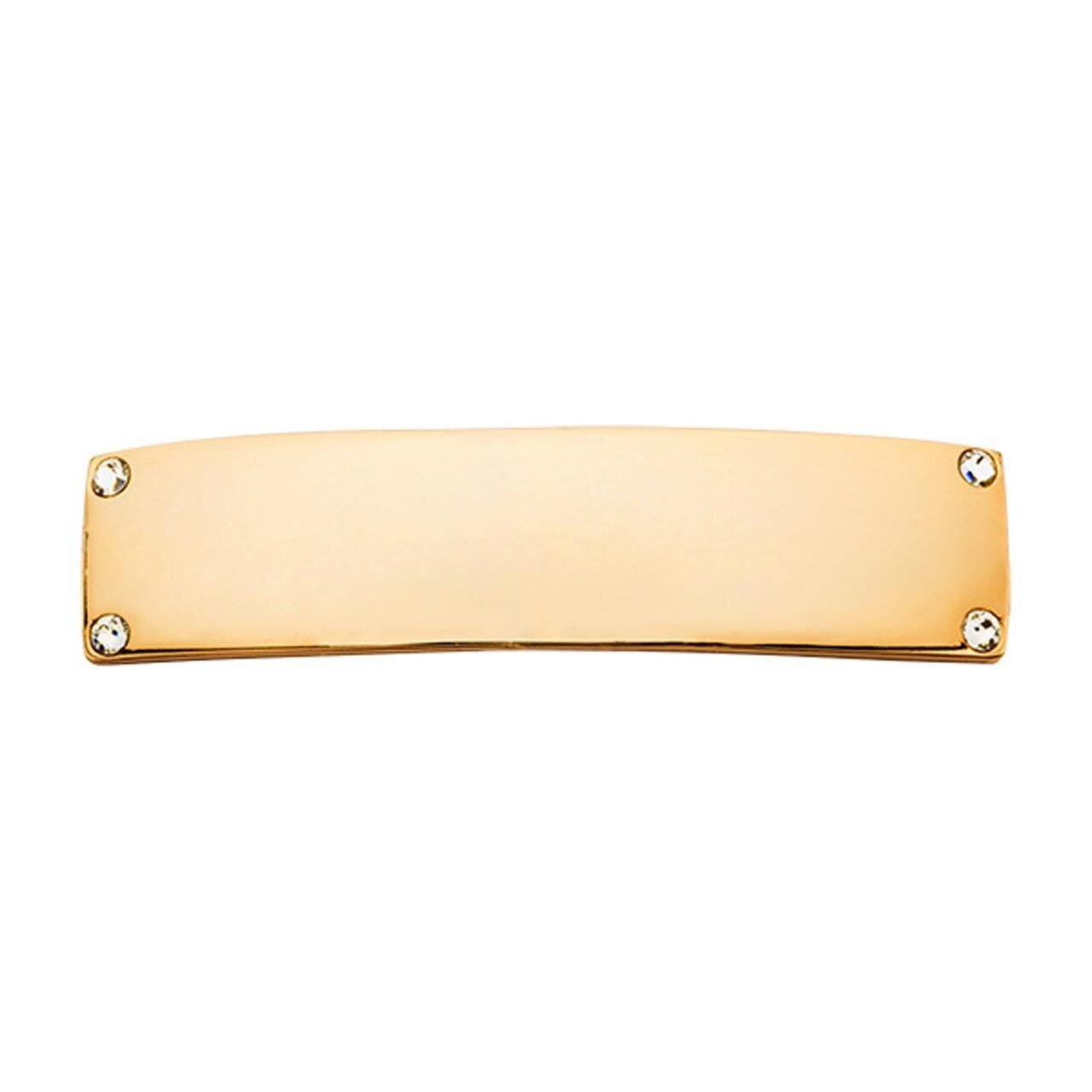 Nikki Lissoni Gold-plated Medium Tag of 42 x 9 mm with Swarovski Stones T1014GM, MPN: T1014GM, 8719…