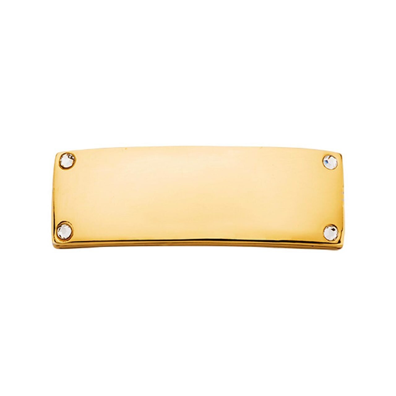 Nikki Lissoni Gold-plated Small Tag of 26 x 9 mm with Swarovski Stones T1007GS, MPN: T1007GS, 87190…