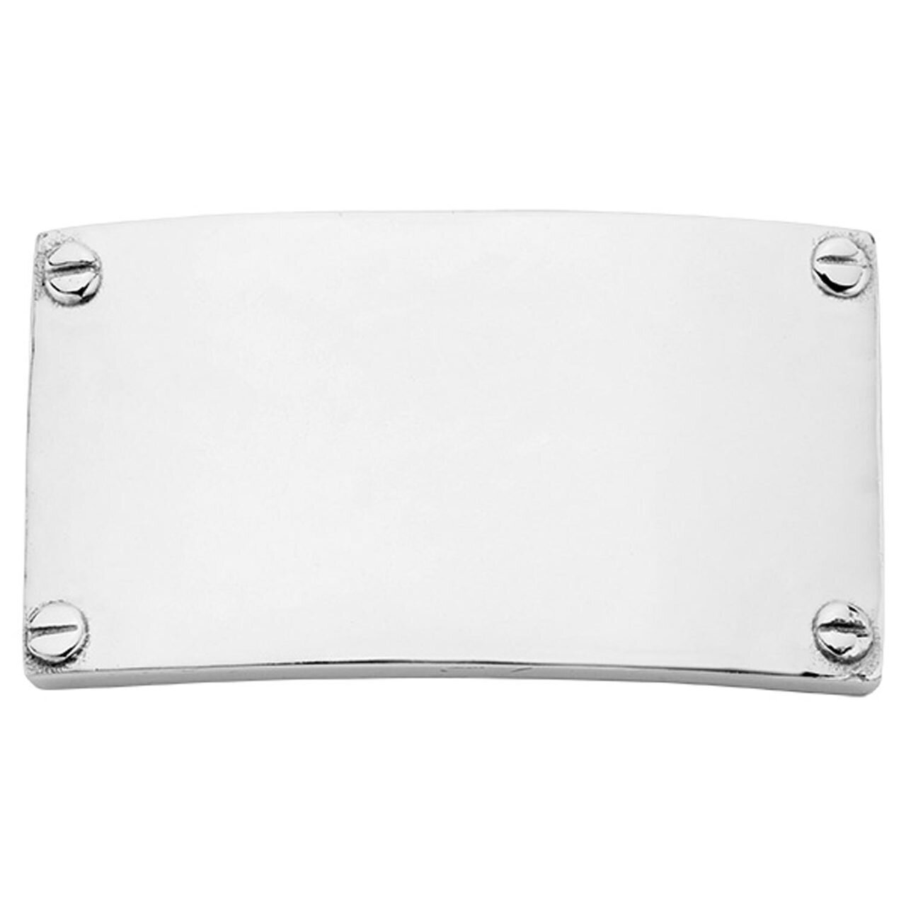 Nikki Lissoni Silver-plated Large Tag of 34 x 19 mm with Screws T1006SL, MPN: T1006SL, 8719075306581