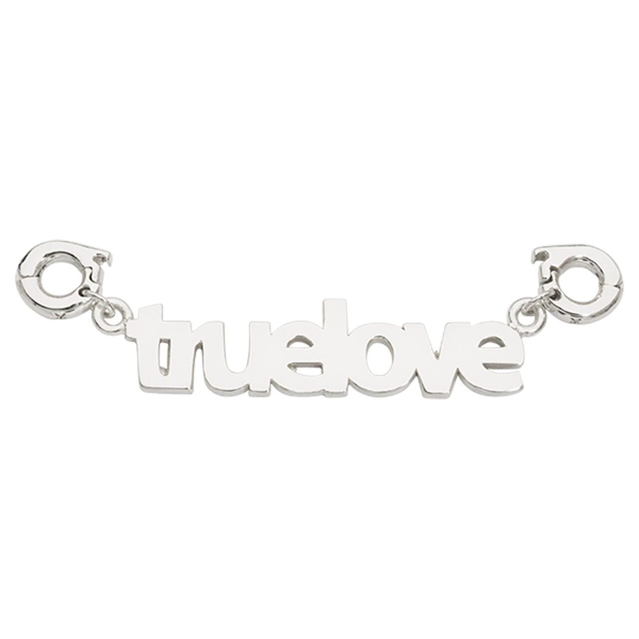 Nikki Lissoni True Love Tag Silver-plated 39 x 7mm D1239SL, MPN: D1239SL, 8719075304303