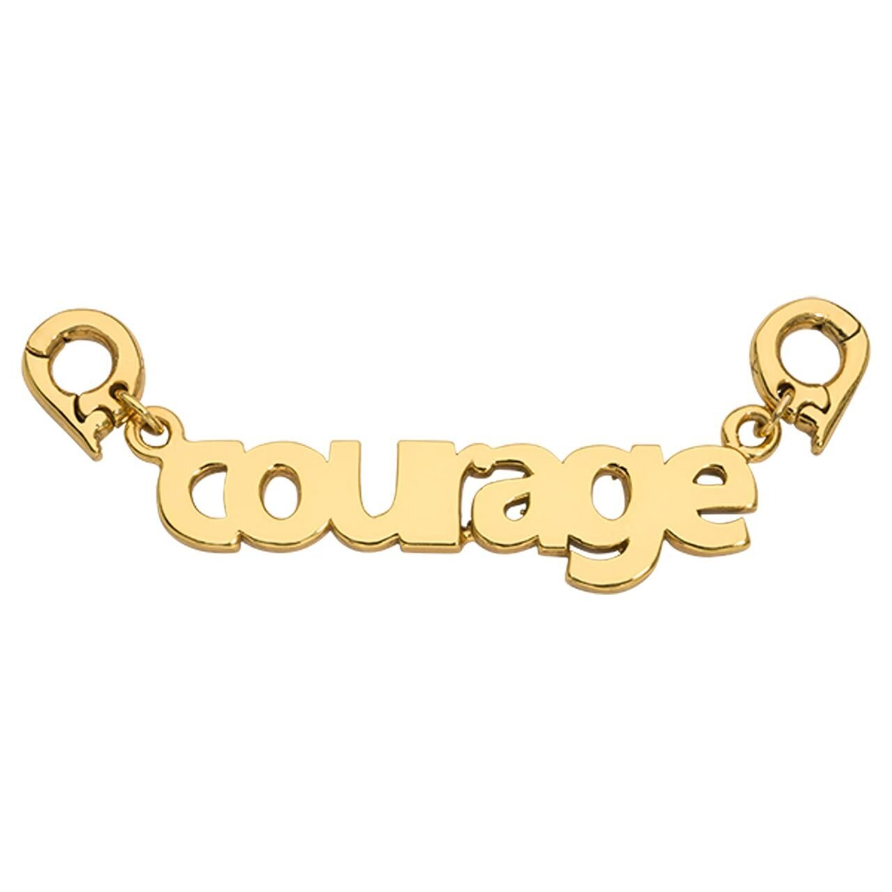 Nikki Lissoni Courage Tag Gold-plated 39 x 10mm D1238GL