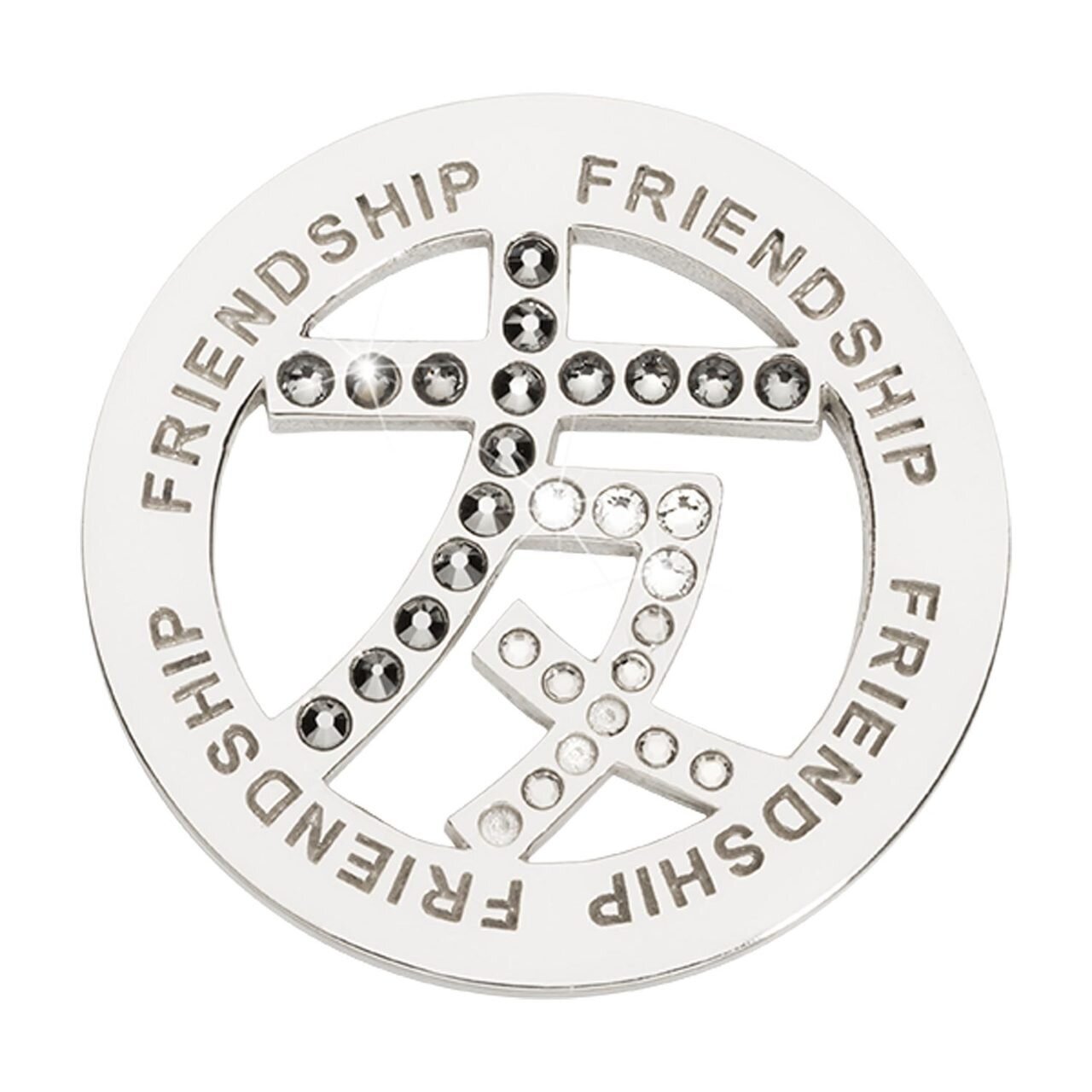Nikki Lissoni Chinese Sign For Friendship Silver-plated 33mm Coin C1620SM