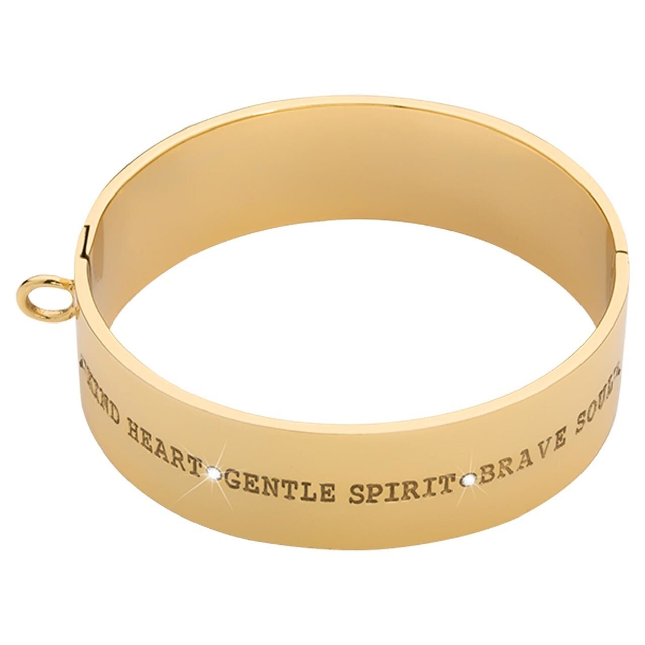 Nikki Lissoni Large Bangle of 2cm with The Engraving Kind Heart B1154G17, MPN: B1154G17, 8719075303…