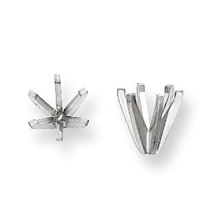 Round 6-Prong High .25Ct. Setting Platinum PL140-1, MPN: PL140,