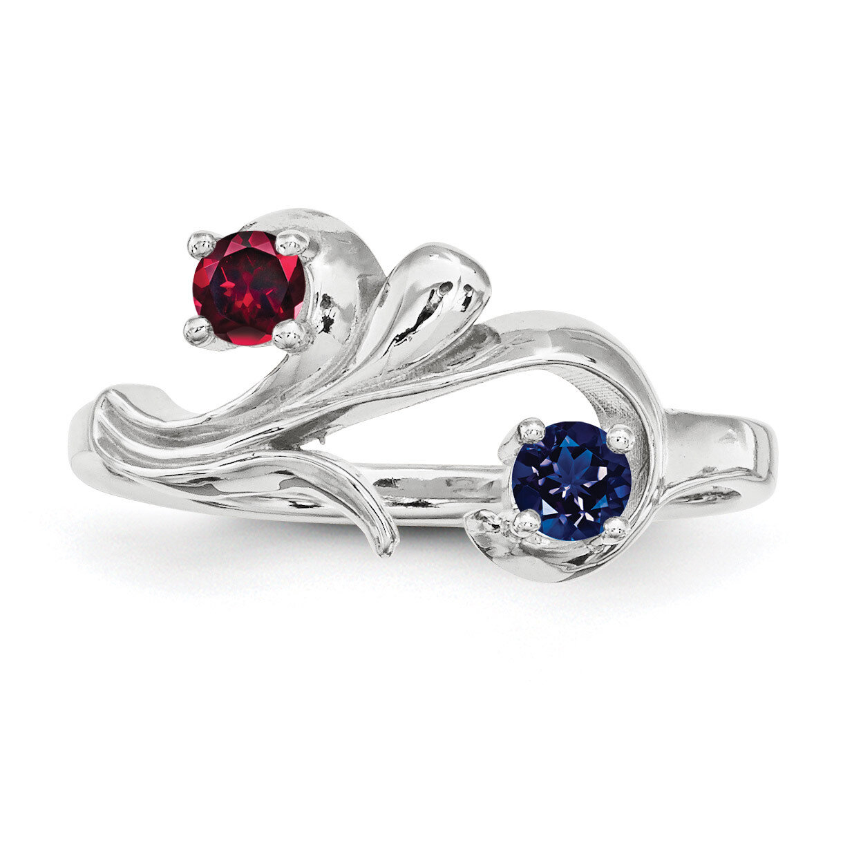 Genuine 2 Stone Mother&#39;s Ring 14k White Gold XMR4/2WGY, MPN: XMR4_2W, 191101538797