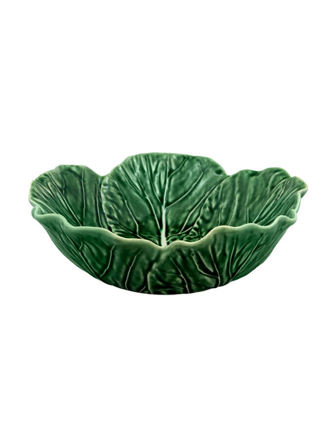 Bordallo Pinheiro Cabbage Bowl Individual salad bowl Green Natural 65000622