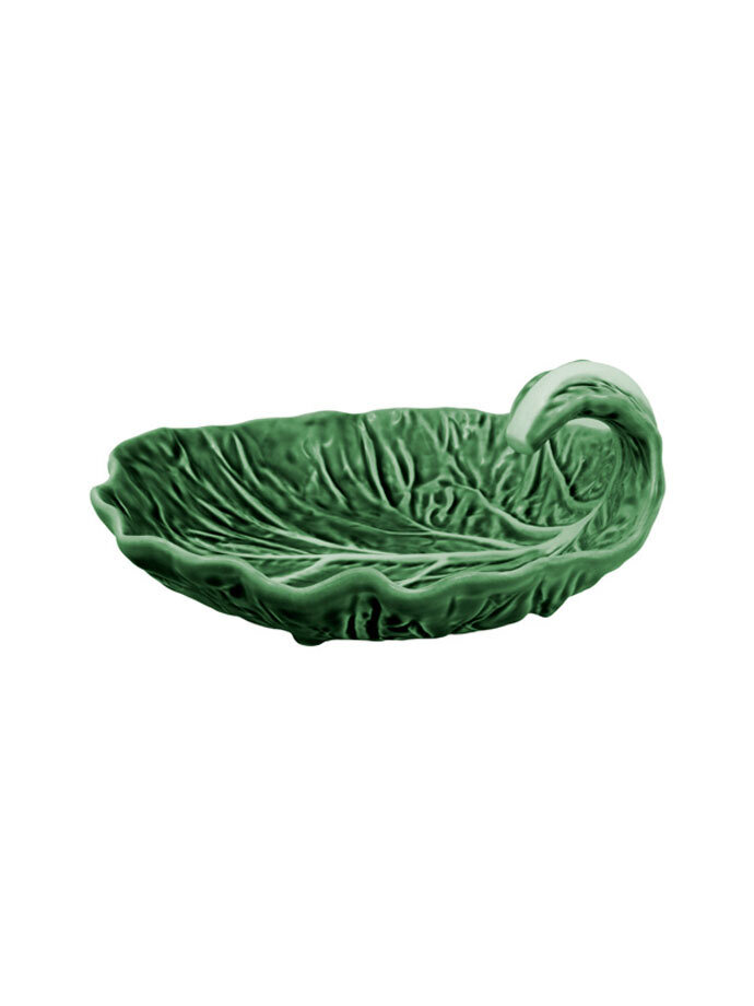 Bordallo Pinheiro Cabbage Leaf with Curvature Green Natural 65000596